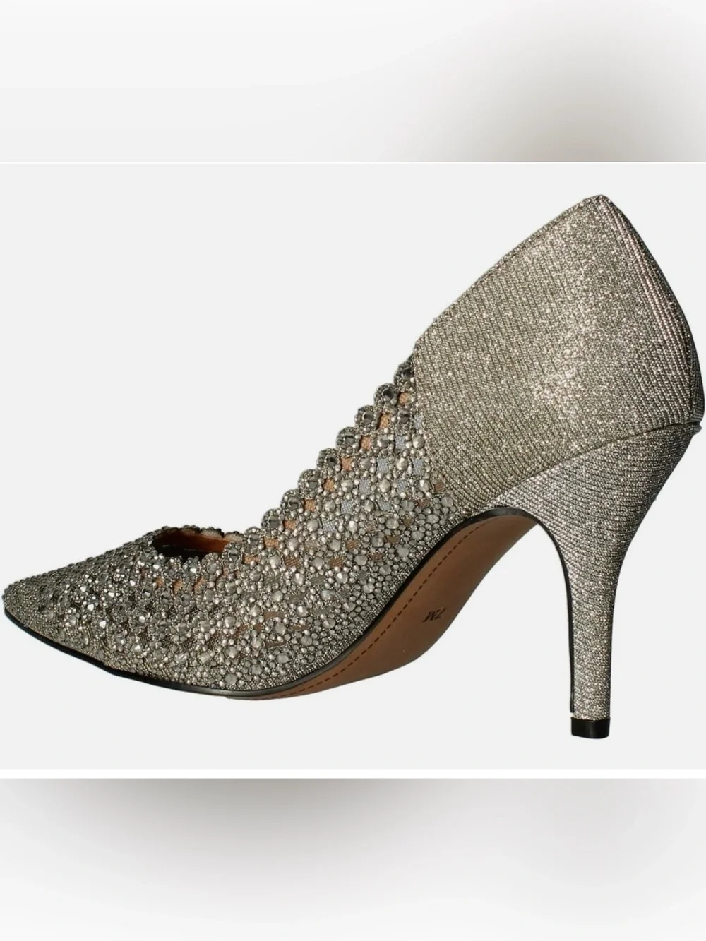 J RENEE Sesily Embellished Pointed-Toe Pump. NIB